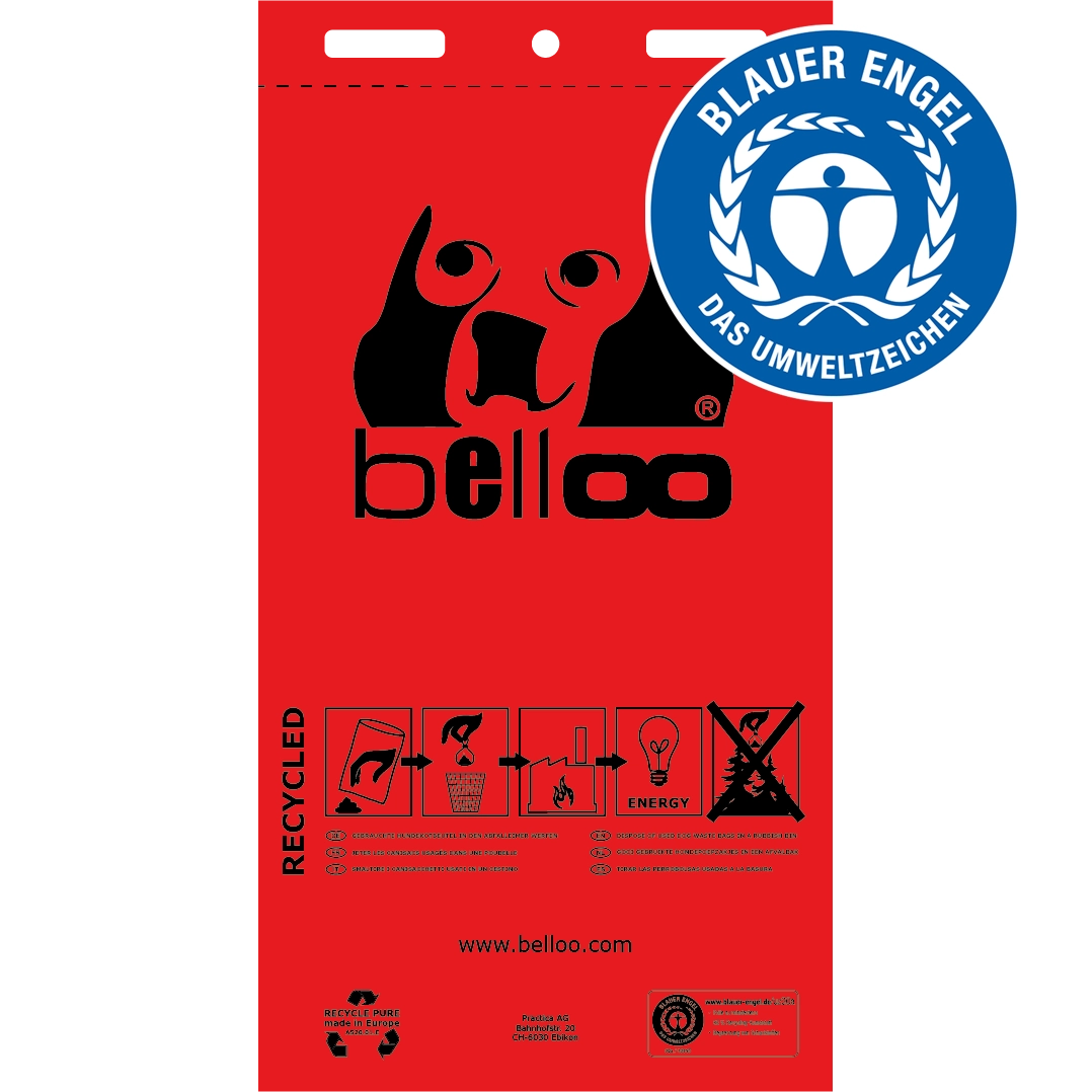 recycle PURE - 1500 Hundekotbeutel mit Blauer Engel Zertifikat
